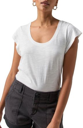 Sanctuary West Side Scoop Neck T-Shirt in White at Nordstrom, Size X-Small
