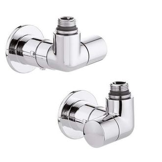 Caleffi V&aacute;lvulas High-style Para Radiadores Toalleros Caleffi 4003-4004 Cromo - Izquierda