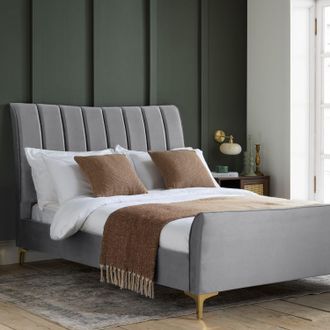 Birlea Clover Bed in Grey | Size: King
