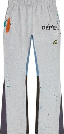 Gallery Dept. Dept Logo Painted Sweatpant Flare - Heren - Broeken - Grijs - Maat: S Katoen