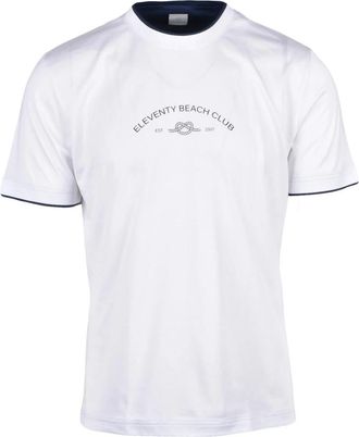 Eleventy T-shirts - Heren - T-shirts - Wit - S - Katoen - Tops