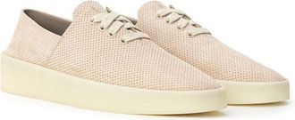 Fear of God Mens Beige Leather Low Top Sneakers