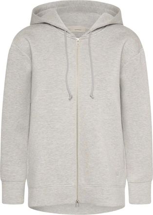 Inwear Asviniw Sweatshirt - Dames - Vesten met rits - Grijs - M - Leer - Hoodies & sweatvesten