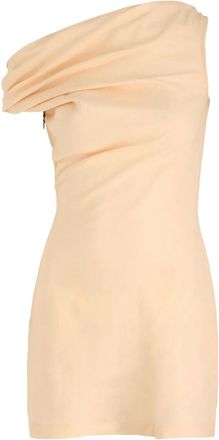 Faithfull The Brand Abito corto Suis drappeggiato - Toni neutri