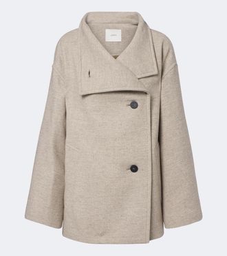 Joseph Isaia wool-blend peacoat