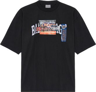Balenciaga Bumper Stickers Jersey T-Shirt