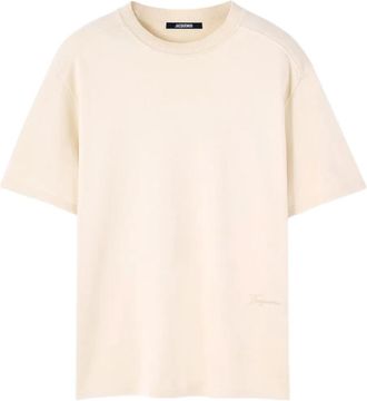 Jacquemus T-shirt con ricamo - Toni neutri