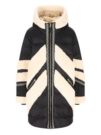 Bogner Amila star-detail hooded coat - Black