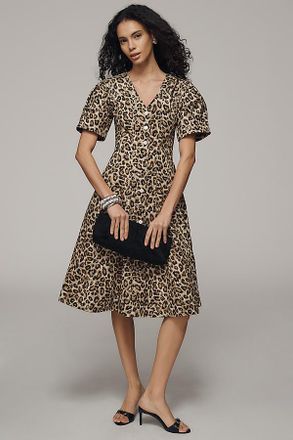 Anthropologie Arose Studio Cotton Jessamine Midi Shirtdress