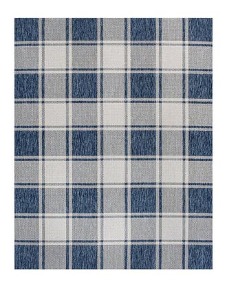Jonathan Y Designs Sabine Traditional Farmhouse Bold Gingham Indoor/Outdoor Area Rug