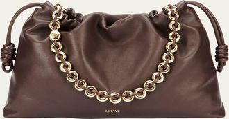 Loewe Flamenco Large Shoulder Bag in Nappa Leather