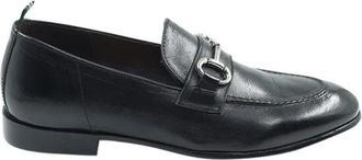 Green George Bit Moccasin - Heren - Loafers - Zwart - 42 EU - Leer - Schoenen