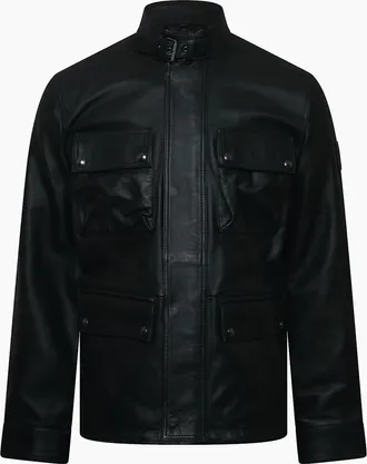 Belstaff Mens Grant Jacket - Black - Size: 42/Regular