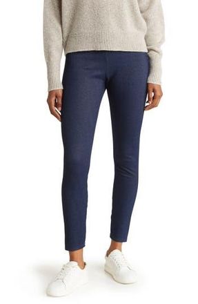 Hue Fleece Lined Denim Leggings in Ink Wash at Nordstrom Rack, Size X-Large