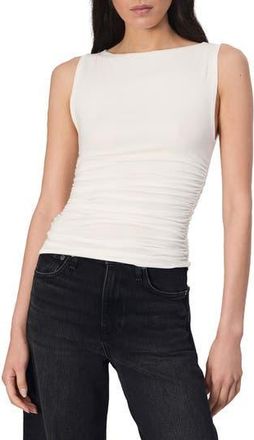 Rag & Bone Luca Shirred Tank Top in White at Nordstrom Rack, Size X-Small