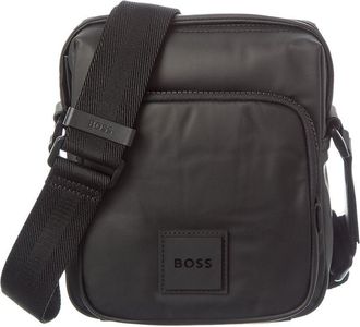 HUGO BOSS Oryo Ns Zip Canvas Crossbody