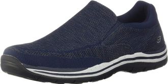 Skechers Mens Expected Gomel Slip-On Loafer, Navy, 12 UK X-Wide