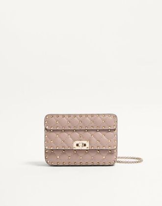 Valentino Garavani Small Nappa Rockstud Spike Bag Wo