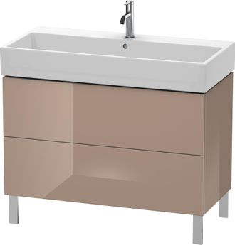Duravit Mueble De Ba&ntilde;o L-cube 582x984x459mm Capuchino Alto Brillo