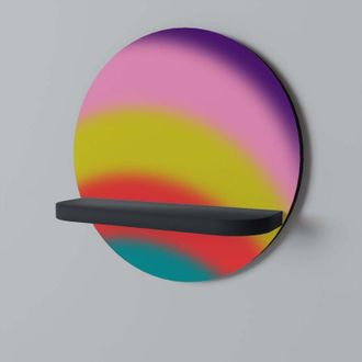 OEM Estante Redondo Rainbow Time Negro