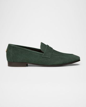 Bougeotte Suede Penny Loafers