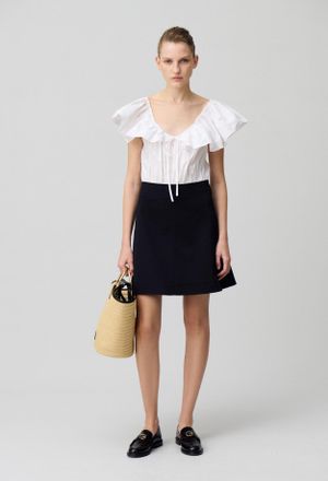 Claudie Pierlot Robe courte bi-mati&egrave;res