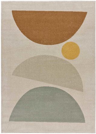 Atticgo Alfombra escandinava beige/multicolor 120x170 cm