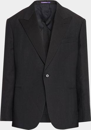 Ralph Lauren Purple Label Men & apos;s Kent One-Button Peak Lapel Sport Coat