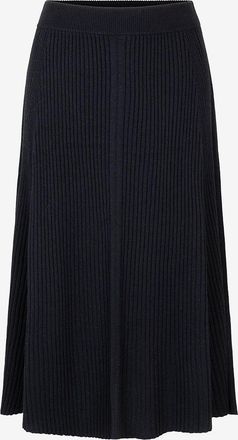 Joseph Gerippter Midirock aus Merinowolle und Seide