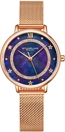Stührling Symphony Quartz Blue Dial Ladies Watch M16807