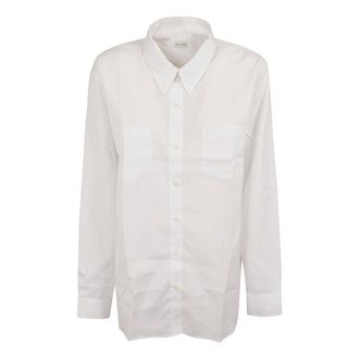 Dries Van Noten Shirts, female, White, Size: M Cheers 3314 W.w. Shirt