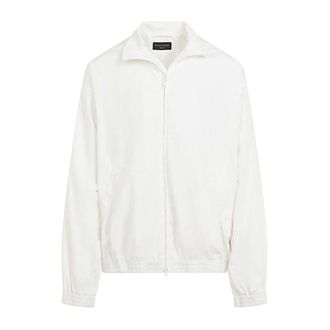 Balenciaga Light Jackets, male, White, L, Giacca