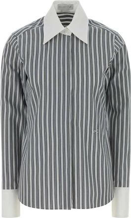 Stella McCartney Cotton Stripe Shirt - Dames - Overhemden - Veelkleurig - XS - Katoen - Overhemden