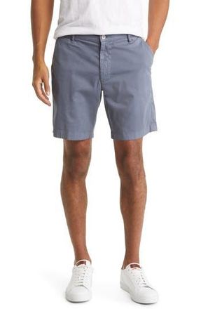 AG - Adriano Goldschmied Wanderer 8.5-Inch Stretch Cotton Chino Shorts in Sulfur Worn Indigo at Nordstrom Rack, Size 30
