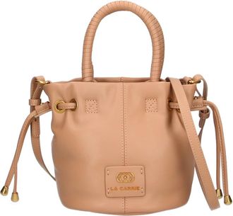 La Carrie Beige Handtas - Dames - Handtassen - Beige - ONE Size - Tassen