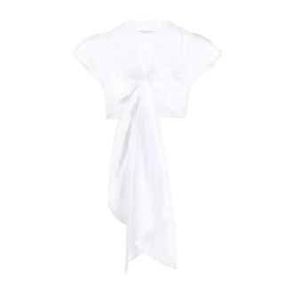 Philosophy di Lorenzo Serafini Mujer, Blusas y Camisas, Blanco, Talla: M