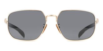 David Beckham DB 7121/G/S Asian Fit RHL/IR Mens Sunglasses Gold Size 60