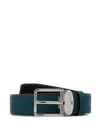 Montblanc Air Force calf leather reversible belt - men - Calf Leather - One Size - Blue