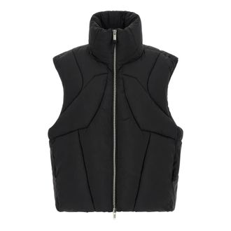Thom Krom M J 97 Vest - Heren - Jassen - Zwart - Maat: L Nylon