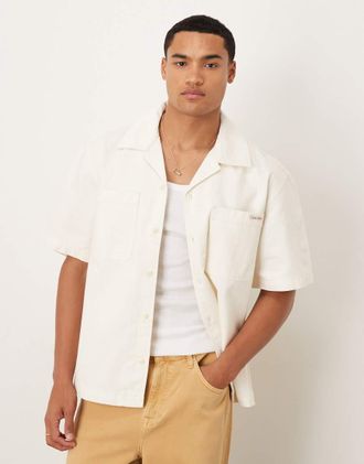 Calvin Klein Jeans Camicia bianco sporco