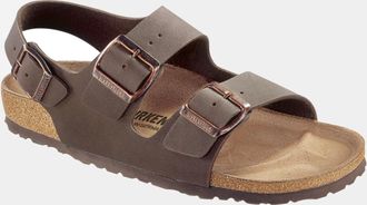 Birkenstock Unisex Milano Bf-Nubuck Mocha 634501 Regular Fit - Brown - Size UK 7.5