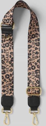 Hey Marly Schulterriemen im Leo-Look in Sand, Gr&ouml;&szlig;e 1