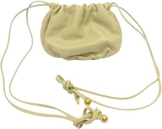 Bottega Veneta Pre-owned Mini Shoulder Bag - Dames - Vintage Mini Tas - Geel - ONE Size - Leer - Vintage