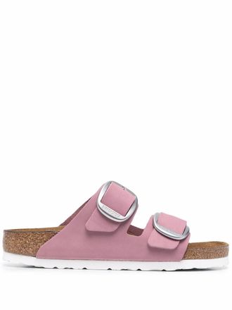 Birkenstock Arizona sandalen met oversized gesp - Roze
