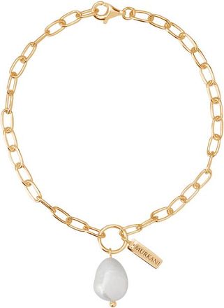 Murkani Aphrodite Goddess Pearl Drop Bracelet Small in Yellow Gold at Nordstrom