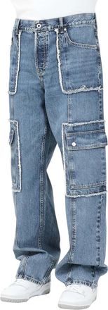 Karl Lagerfeld Blue Cotton Jeans