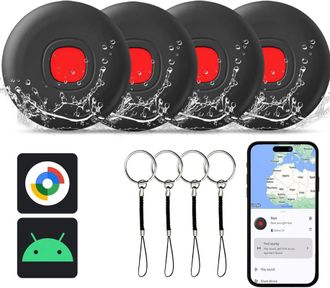 No Brand Etiquetas De Rastreo Para Android, Etiquetas Inteligentes Para Android, Con Certificaci&oacute;n De Google/compatibles Con La Funci&oacute;n Buscar Mi Iphone/rastre