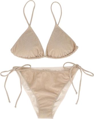 MC2 Saint Barth Leah Triangle Bikini Top - Dames - Bikinis - Beige - S - Badmode