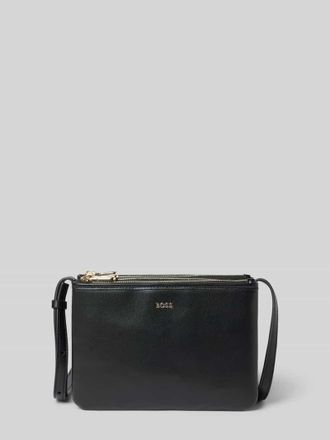 HUGO BOSS Umh&auml;ngetasche aus echtem Leder in Black, Gr&ouml;&szlig;e 1