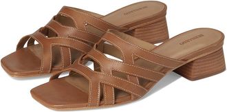 Bernardo Jacin Womens Wedge Shoes Luggage : 9.5 M, Leather